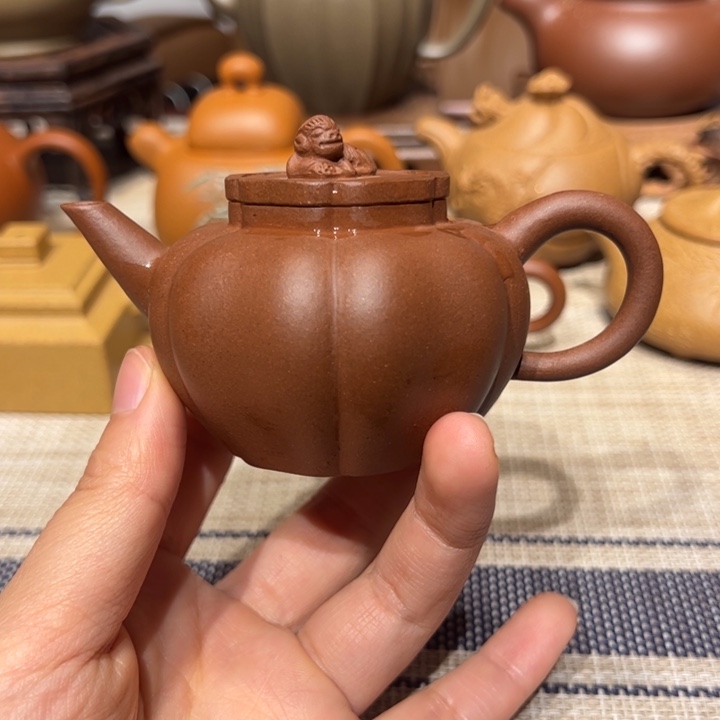 锦纹，容量100毫升，紫泥