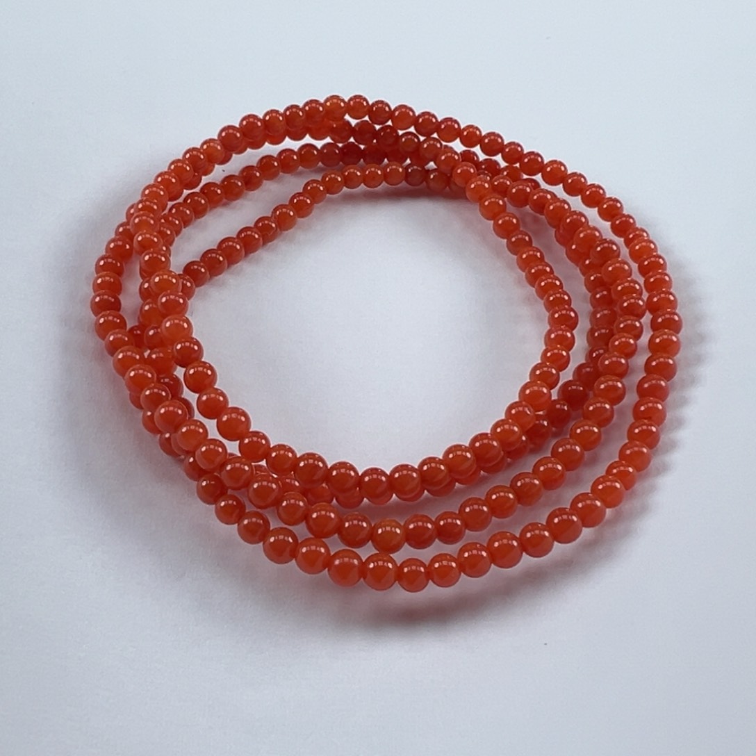 南红玛瑙珠串未镶嵌