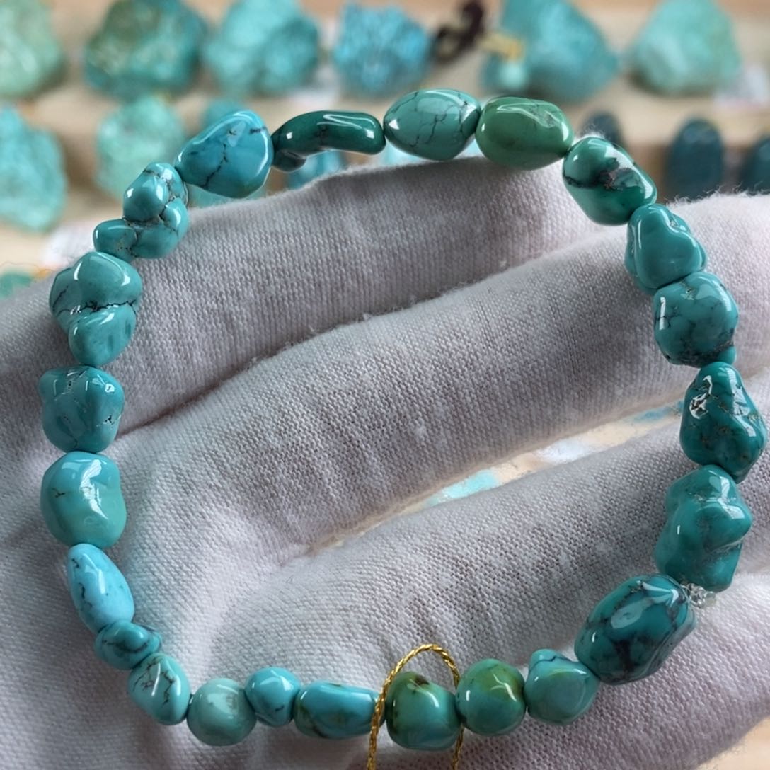 绿松石珠宝奇石未镶嵌