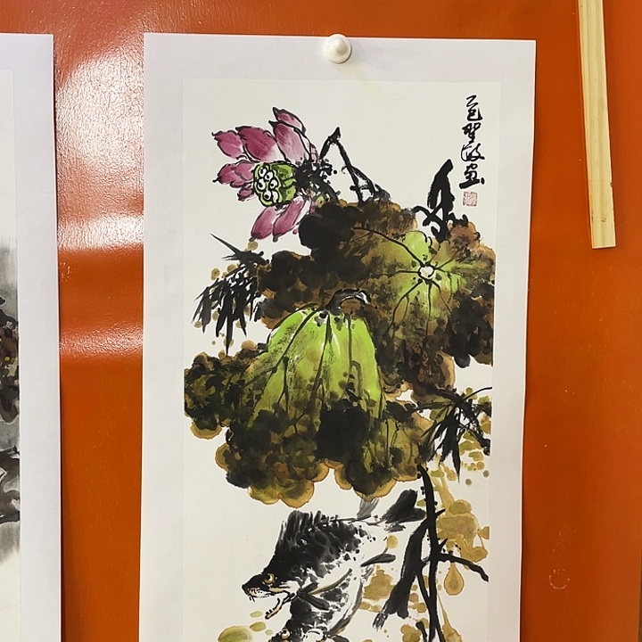 国画张圣敏先生纯手绘作品