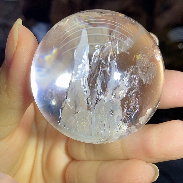 水晶珠宝半成品未镶嵌冰川