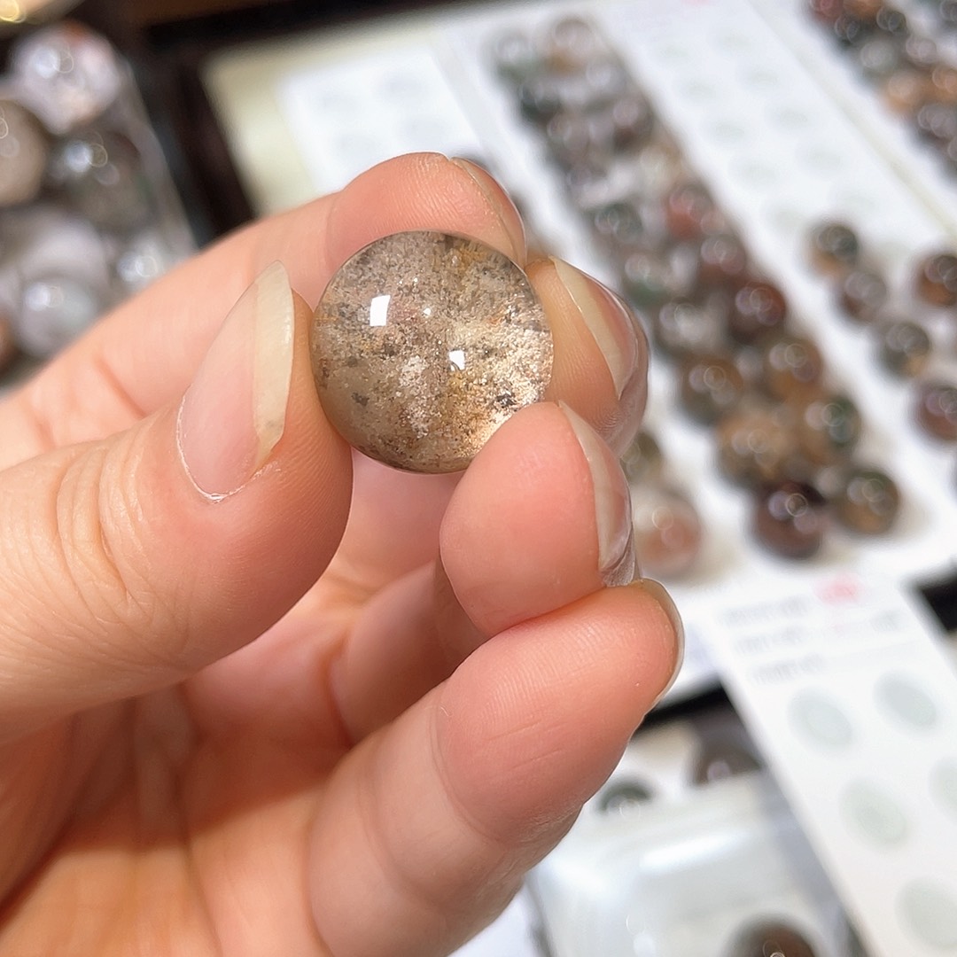 水晶珠宝半成品未镶嵌奈***图弹珠