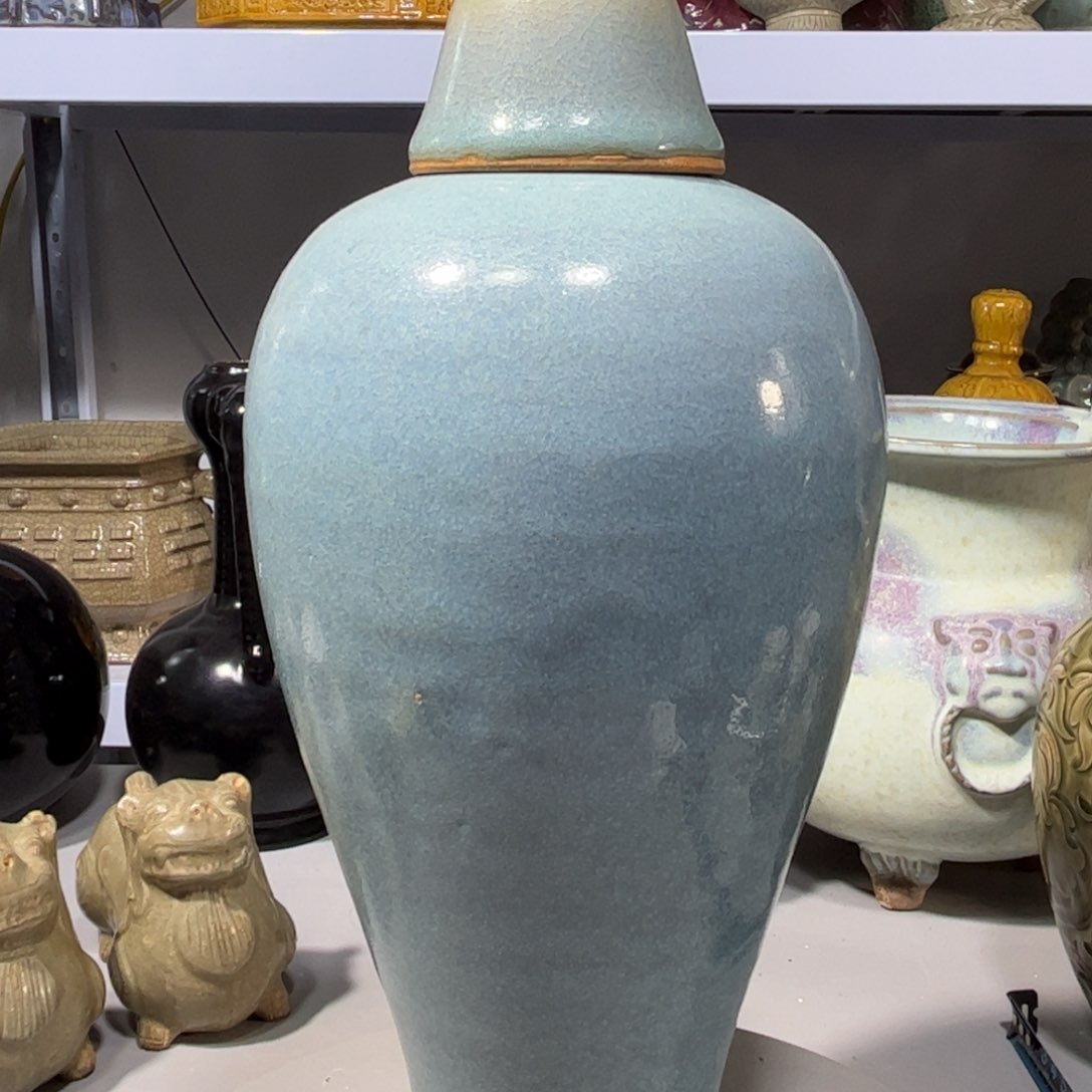 瓶钧窑瓶子品相完美