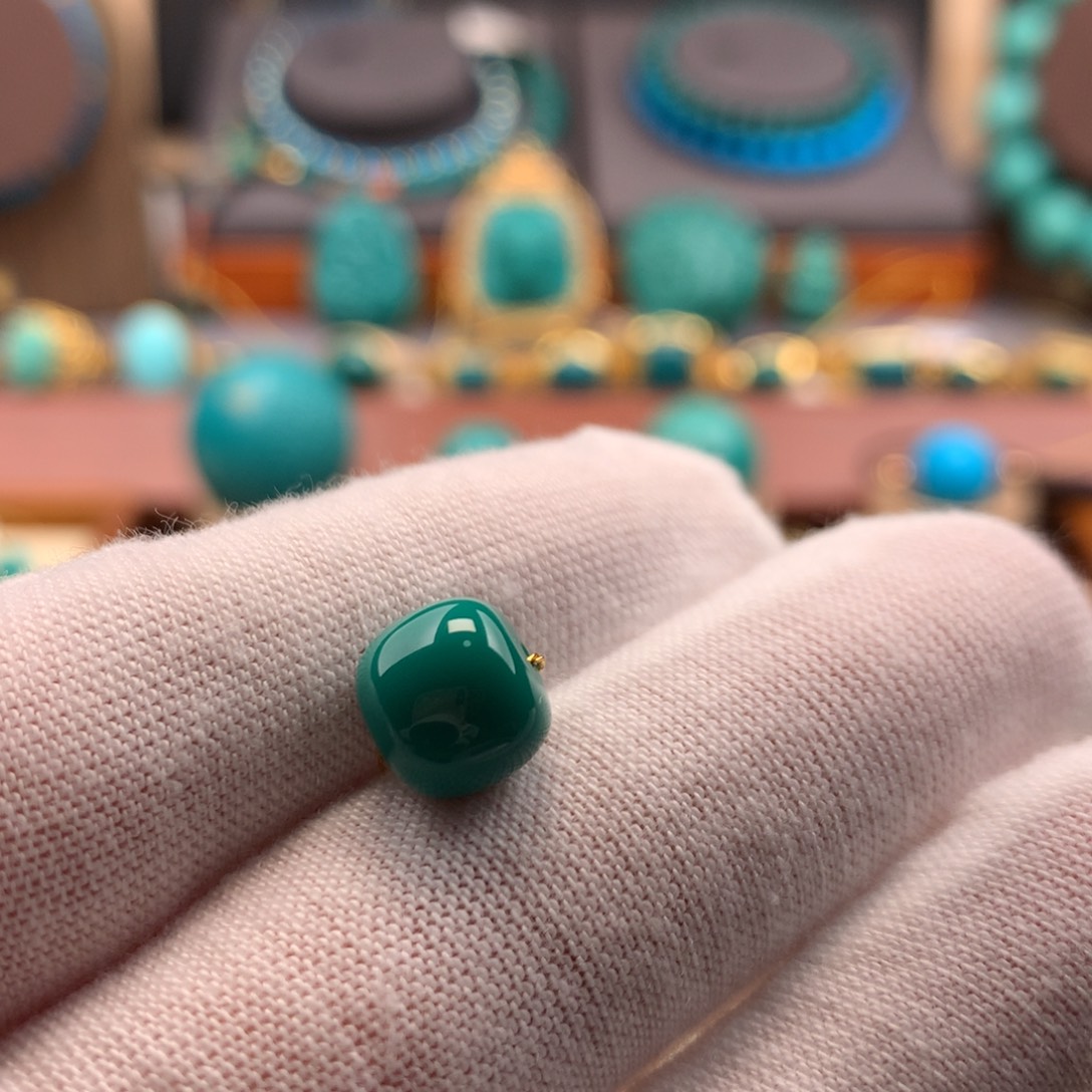 未镶嵌绿松石挂件A292