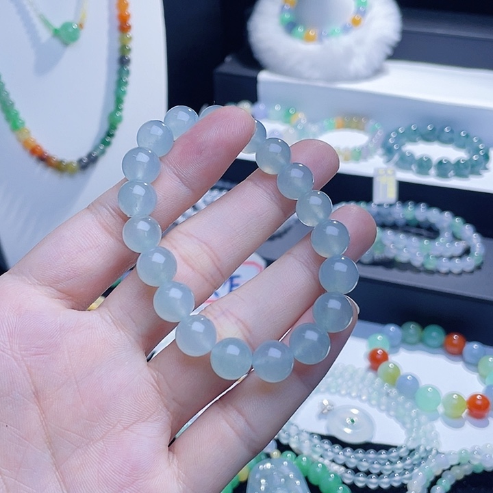 翡翠未镶嵌手链手串