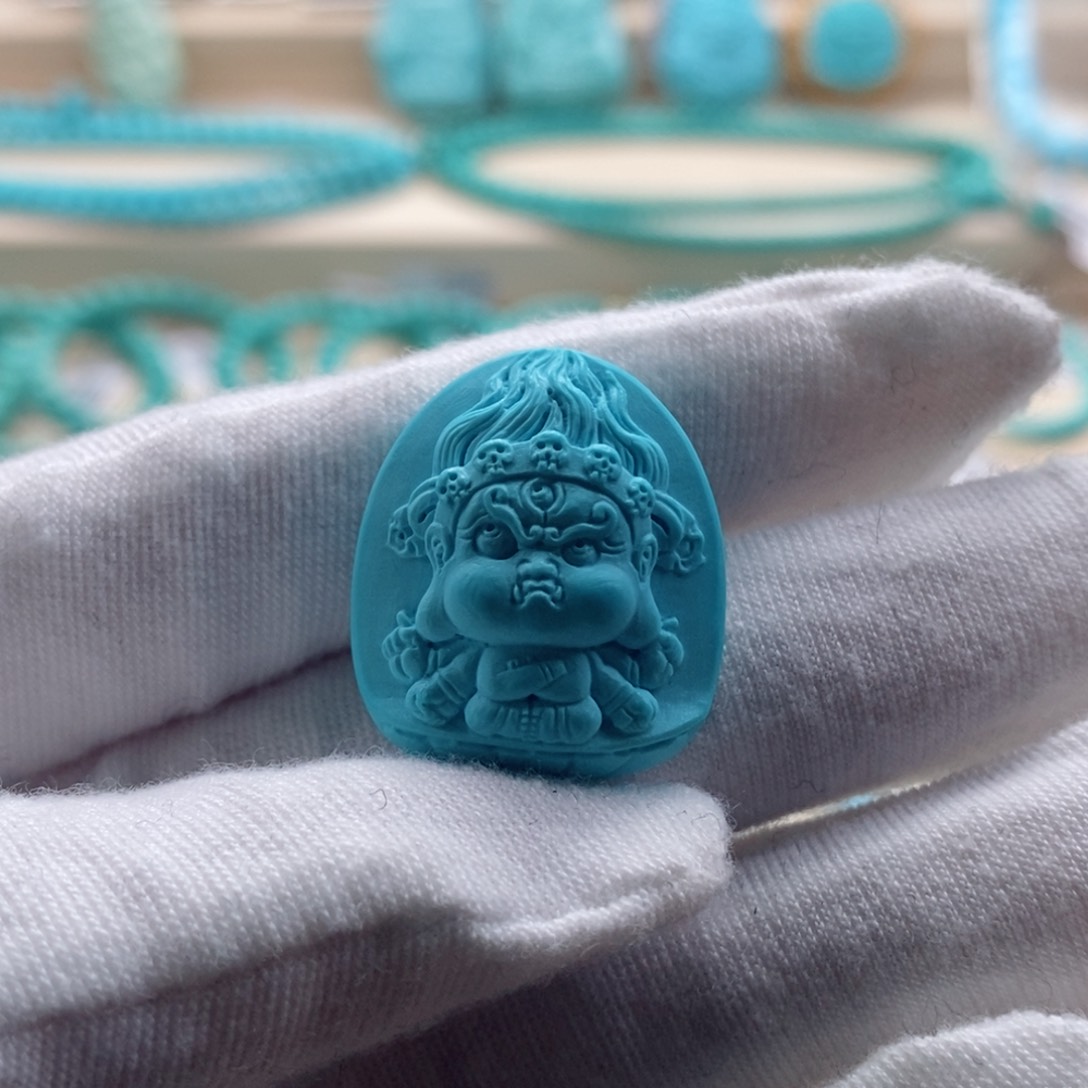 绿松石珠宝奇石未镶嵌