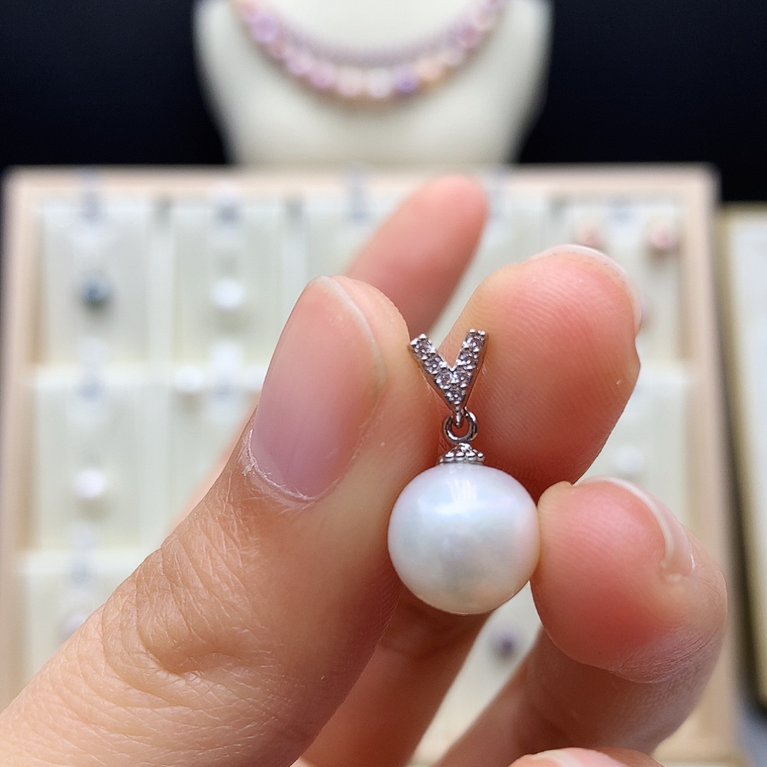 吊坠(赠链)淡水珍珠合金