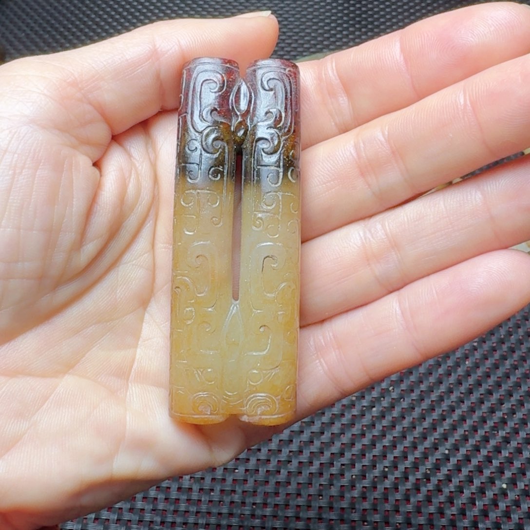 和田玉挂件未镶嵌湖