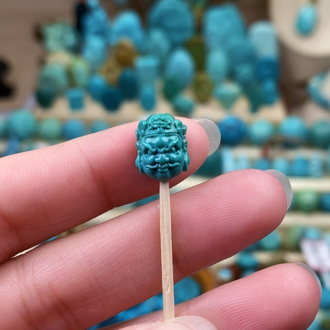 绿松石珠宝奇石未镶嵌