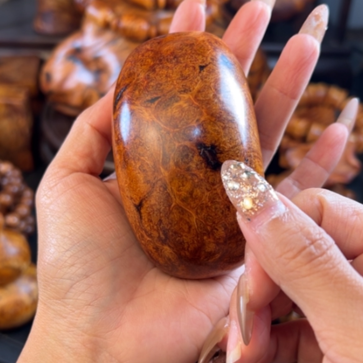 【闪购商品】松木（琥珀木）把件兵