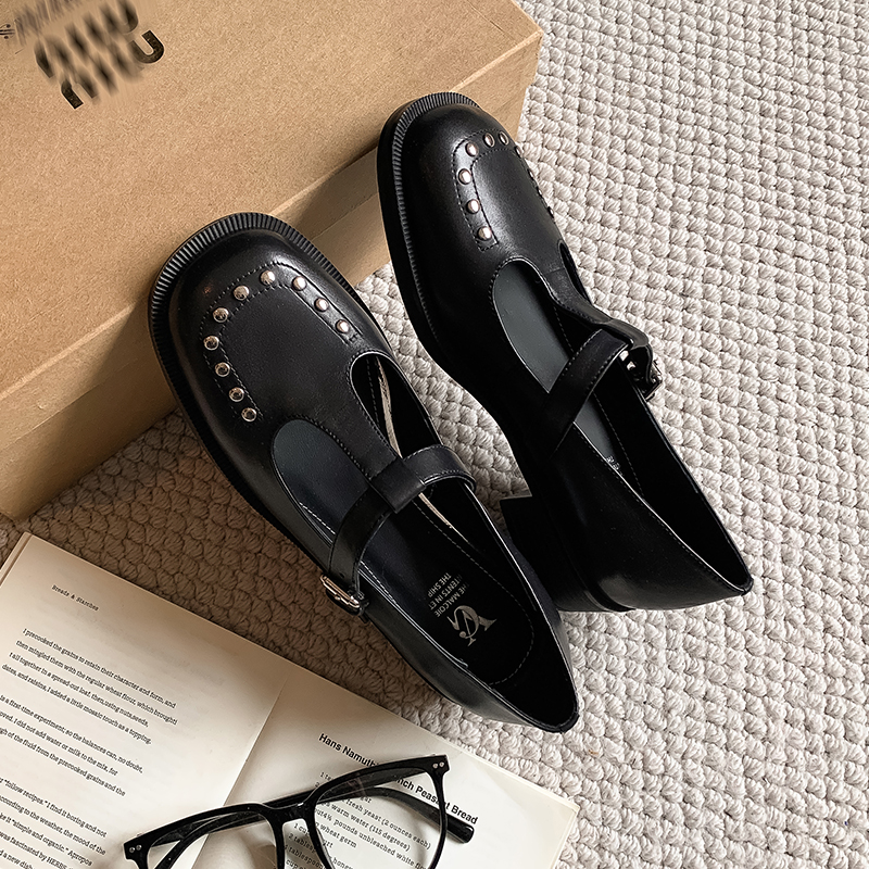 DJ时尚单鞋-A6257黑色