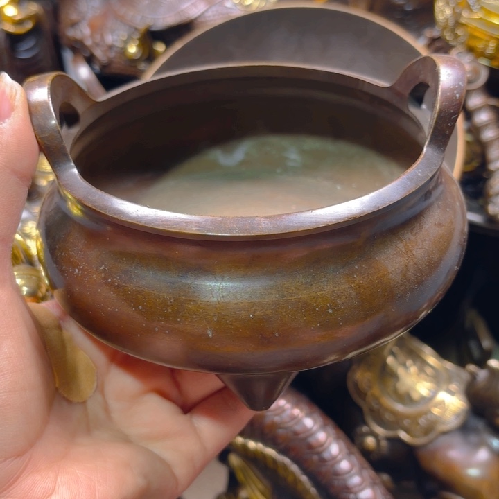 铜器摆件收收藏藏