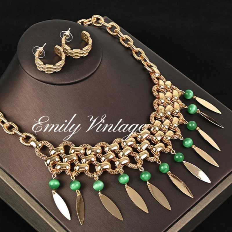 铜合金贝壳项链  【2718】Emily Vintage珍藏款