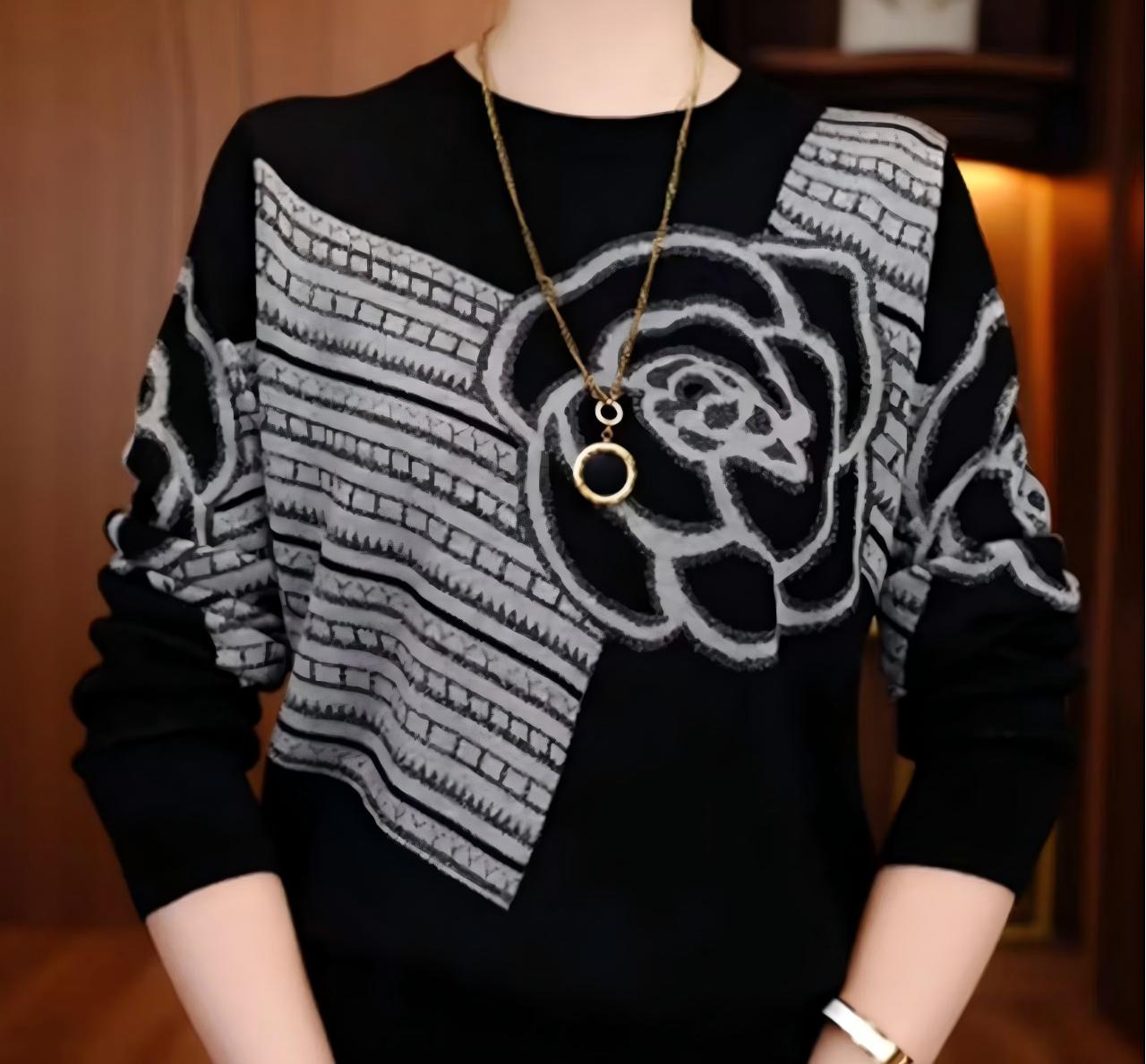 【现货】秋冬宽松拼接打底衫衬衫长袖休闲百搭复古时尚显瘦