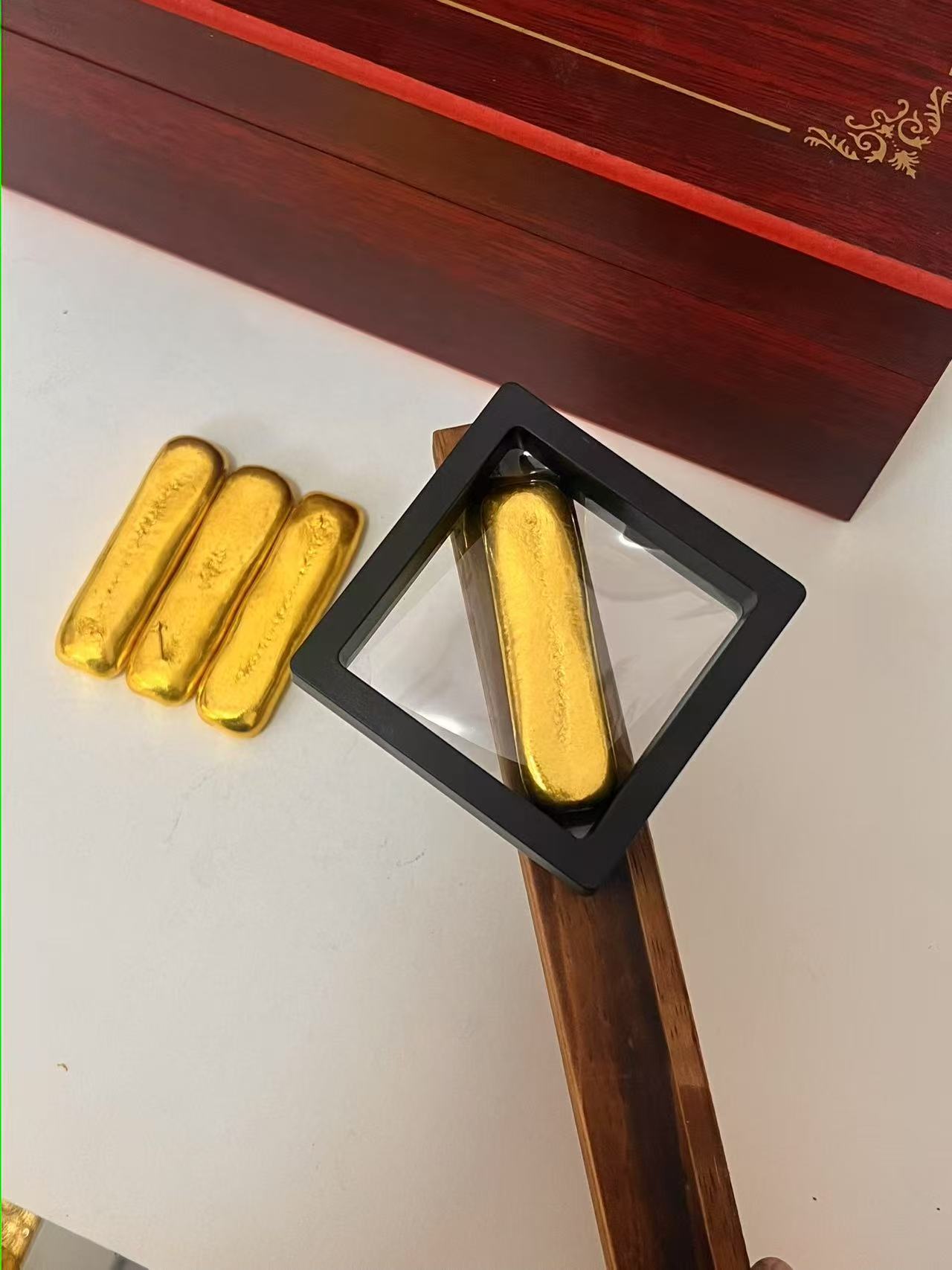 孟加拉赤金原材料条子 70克 里外金色可二次加工可铸造不掉色