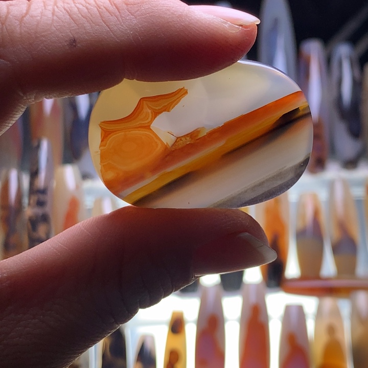 玛瑙/玉髓颈饰未镶嵌114