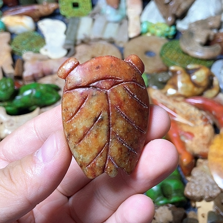 和田玉未镶嵌颈饰76