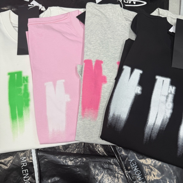 m幻影印花短袖T恤