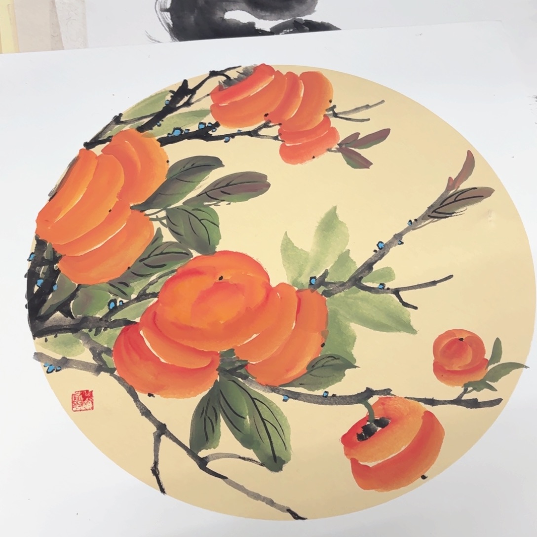 国画吴兰芬50斗方马