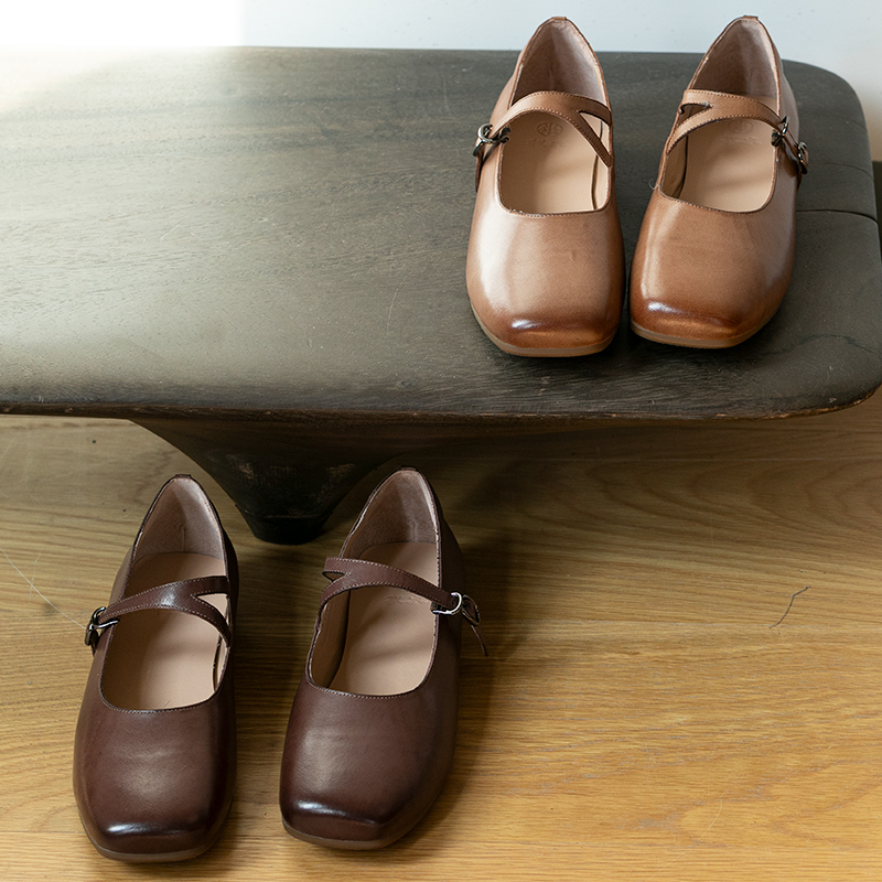 牧衣游原创 复古文艺舒适百搭平底单鞋 苑叙【不支持会员折】