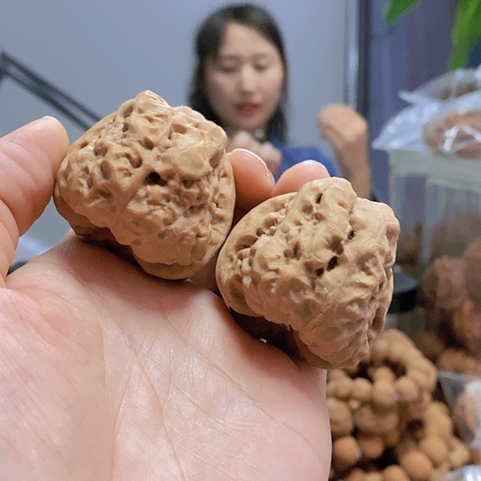【闪购商品】把件文玩核桃42蛤蟆头大肚子