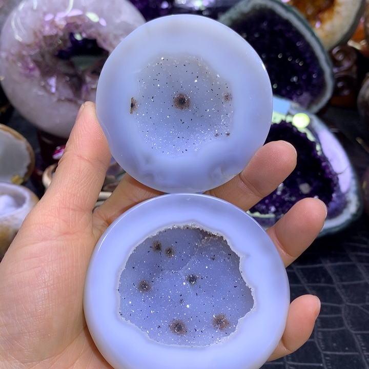 水晶宠粉全抛盆未镶嵌