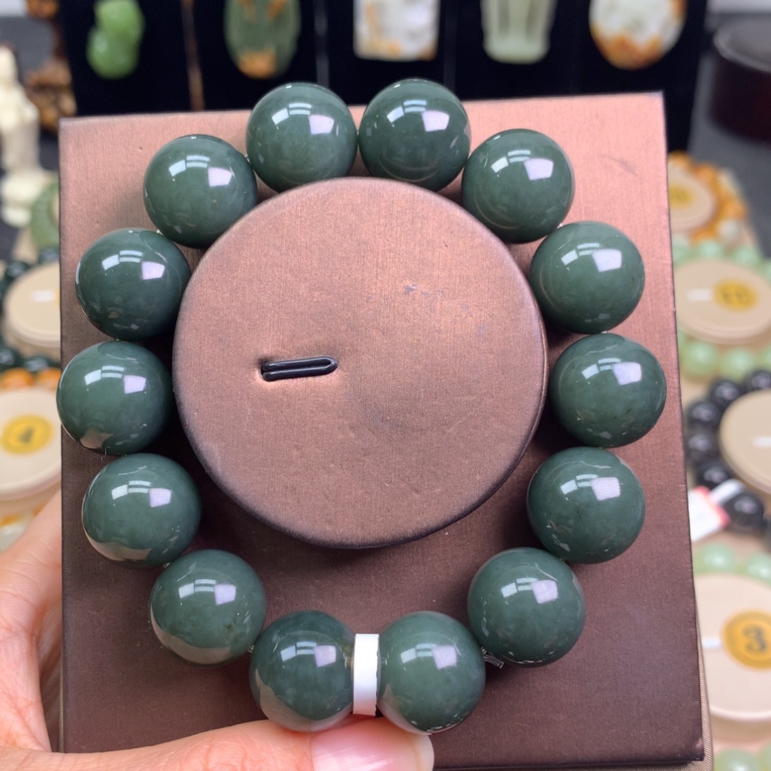 和田玉未镶嵌手链