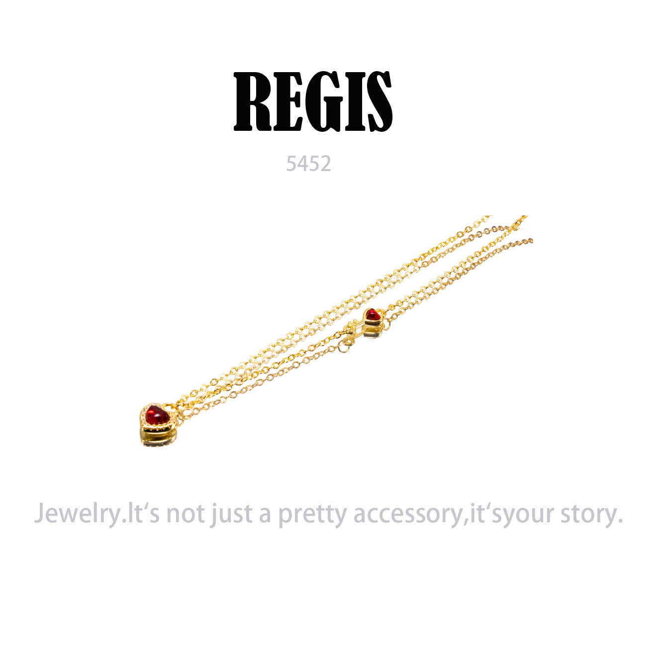 铜合金项链 时尚百搭轻奢设计师项链~5452