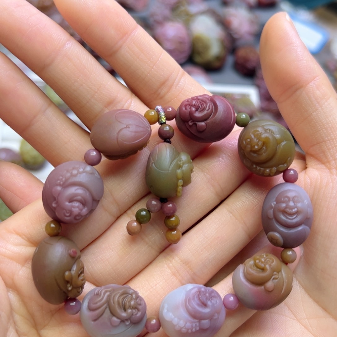 玛瑙/玉髓手串未镶嵌烬*手串