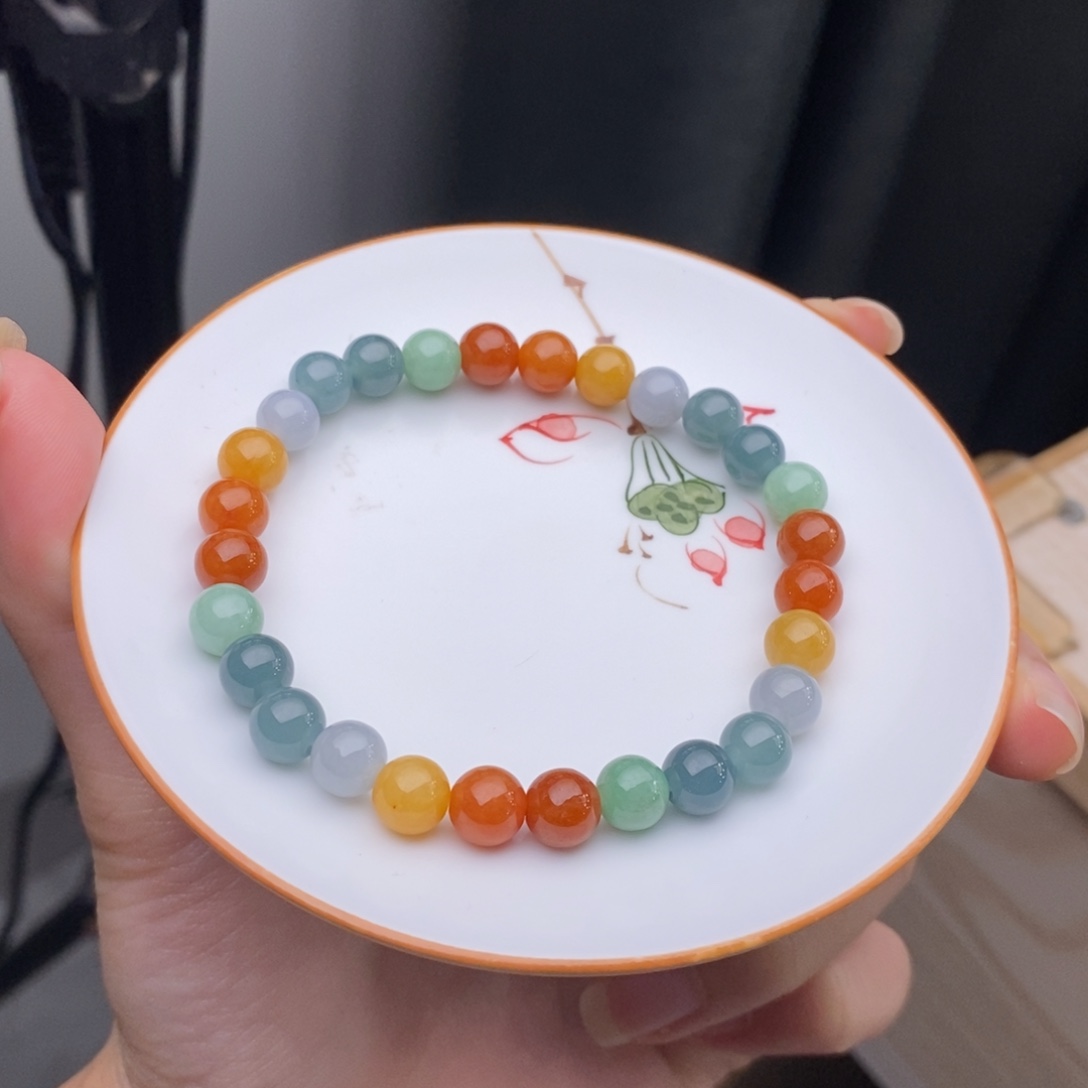 未镶嵌手链翡翠翡翠y2115 卡7.1