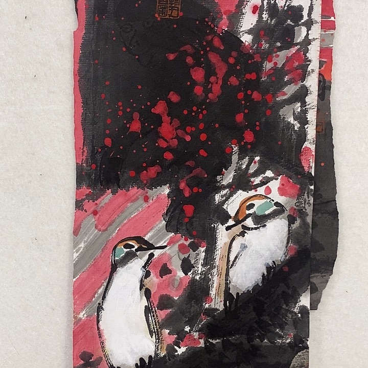 国画书画作品多次参加全国性美术