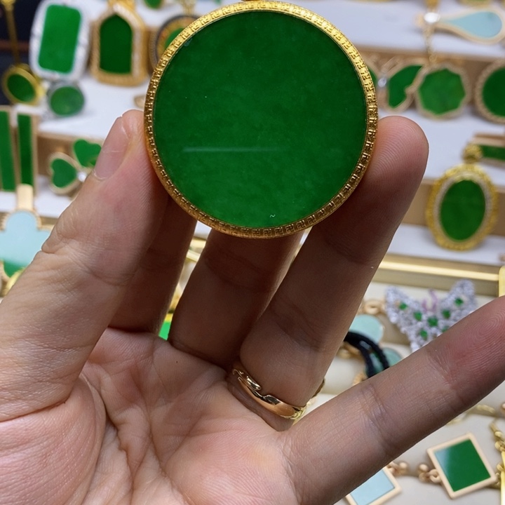 钛钢时尚圆无事牌大