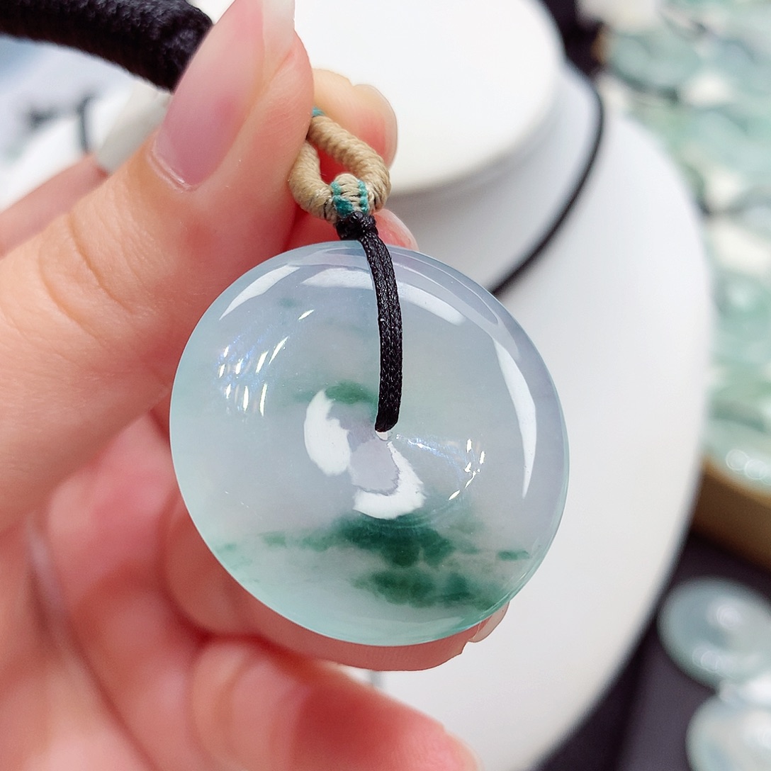 颈饰未镶嵌翡翠翡翠47，29.3/5.3