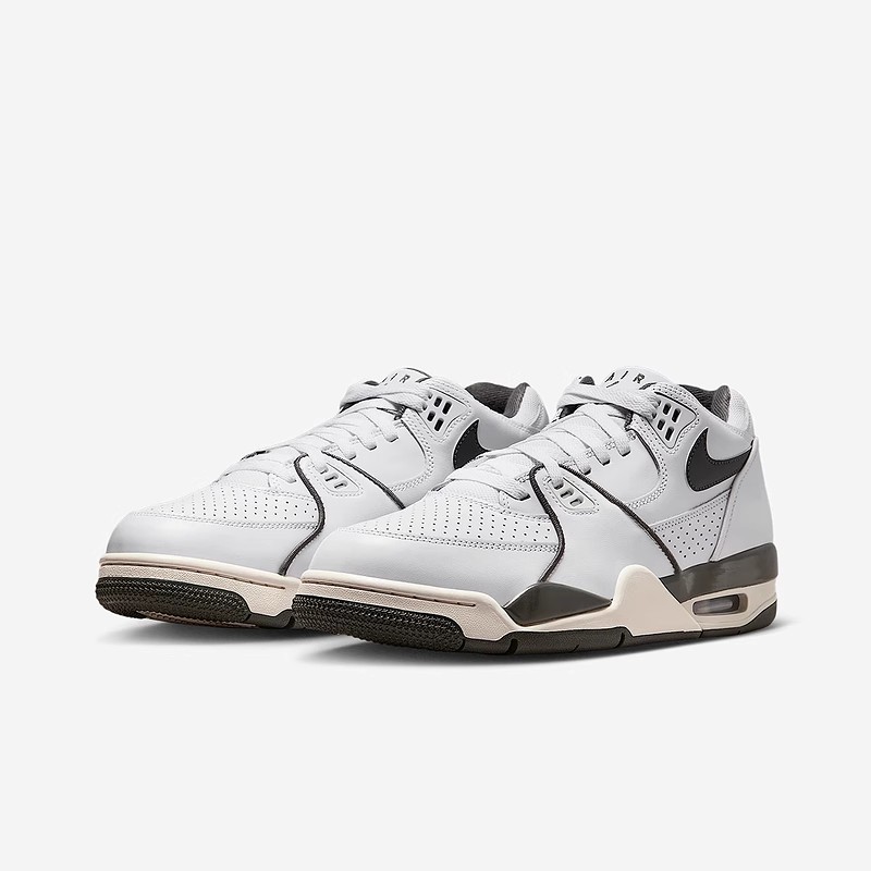 【滔搏联动】Nike男鞋AIR FLIGHT '89 LOW灰白黑复古球鞋HJ4484-101