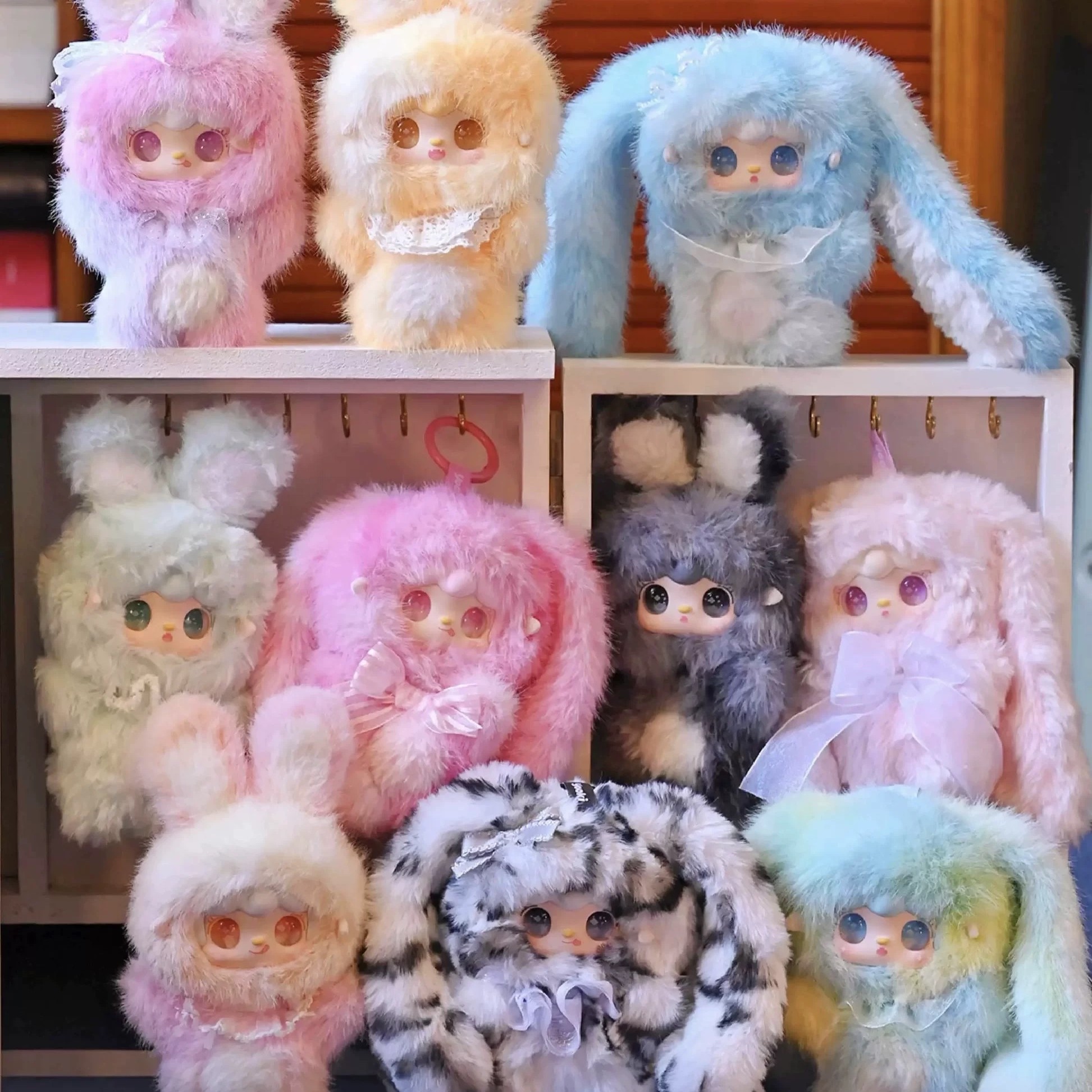 A1【正版浮力】yooki氧氧跳一跳小兔系列毛绒公仔潮玩盲盒节日礼物