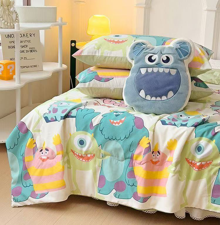 【A类大豆纤维空调被】母婴级夏凉被宿舍学生薄被子可机洗非纯棉