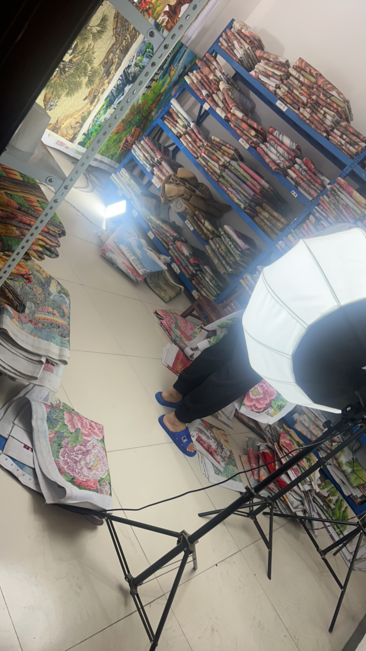 纯手工十字绣成品直播链接