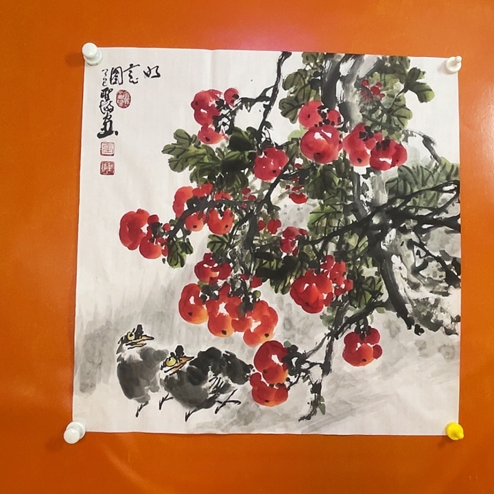 国画张圣敏先生纯手绘作品