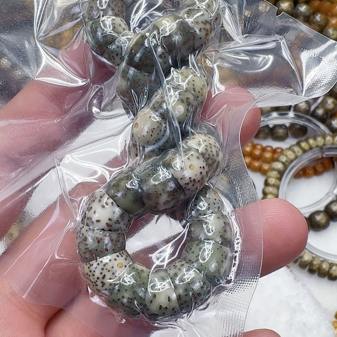 手串星月菩提58荣耀绿星月菩提大肠单圈10