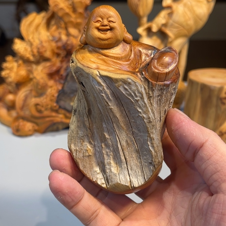 柏木（崖柏）根雕工艺摆件