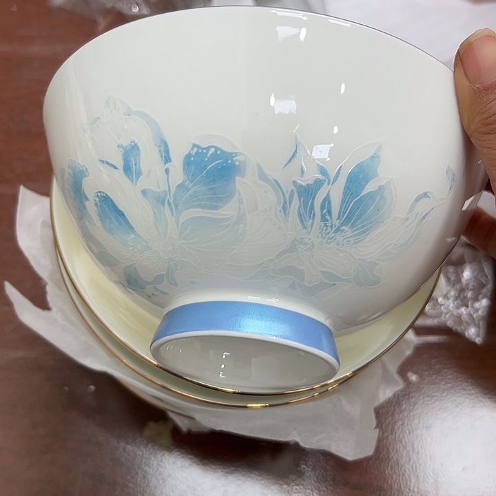 搪瓷瑕疵6寸面碗5个