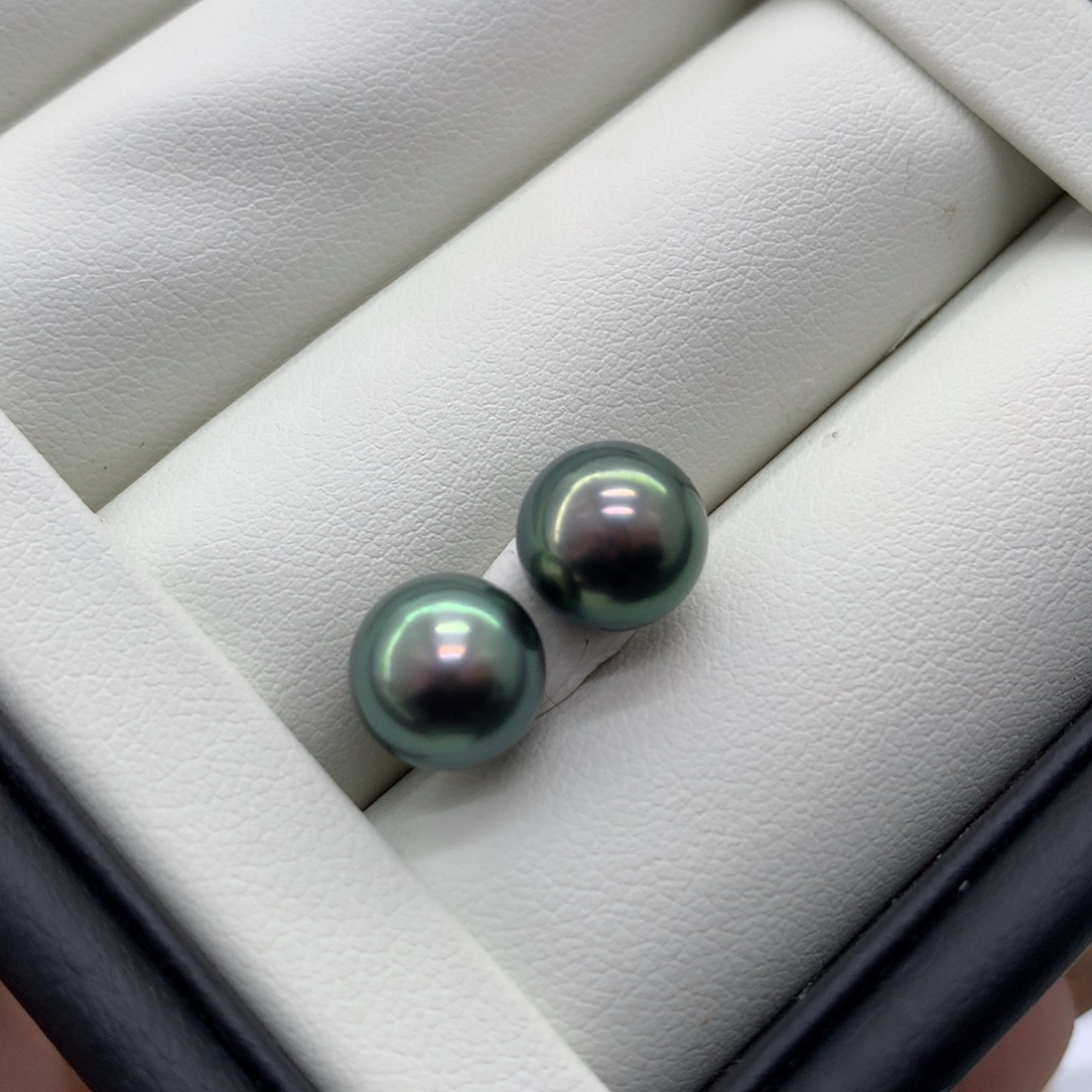 海水珍珠裸珠大溪地对珠9-10