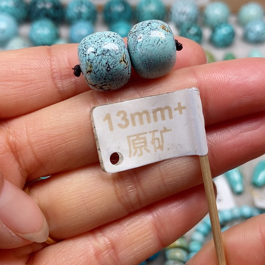 未镶嵌绿松石珠宝半成品