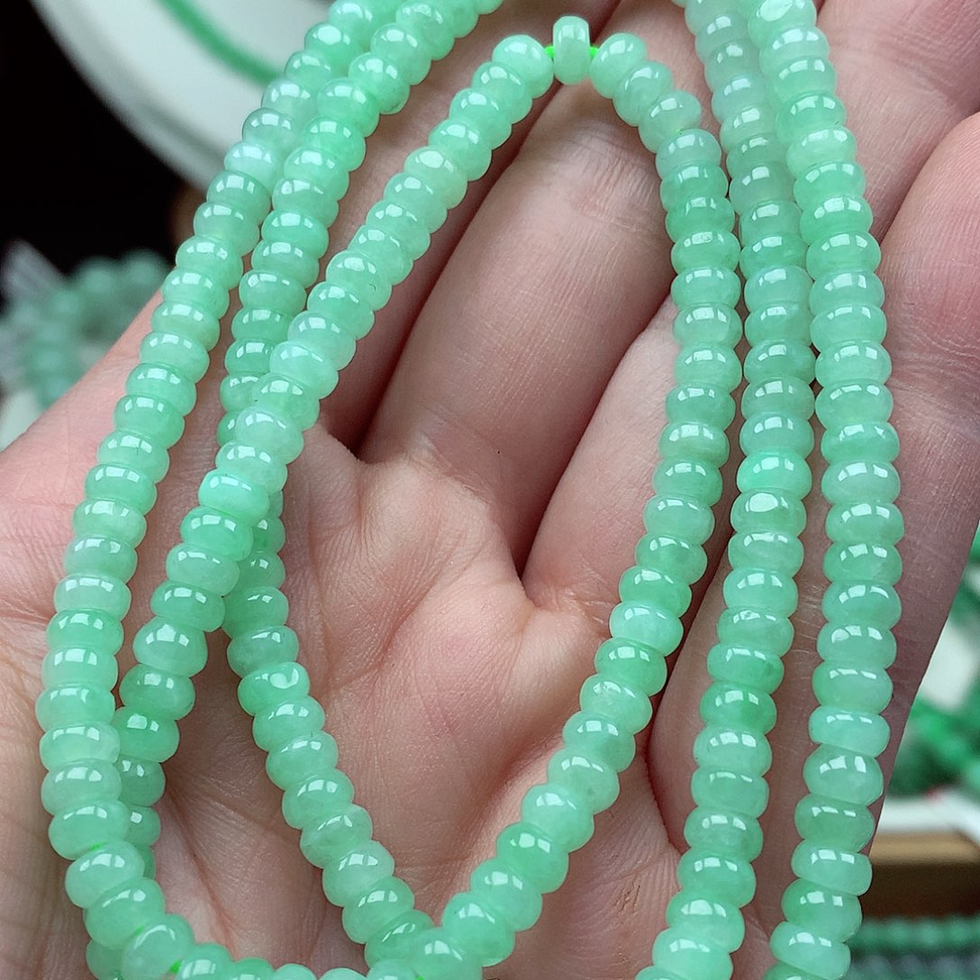 翡翠未镶嵌项链翡翠