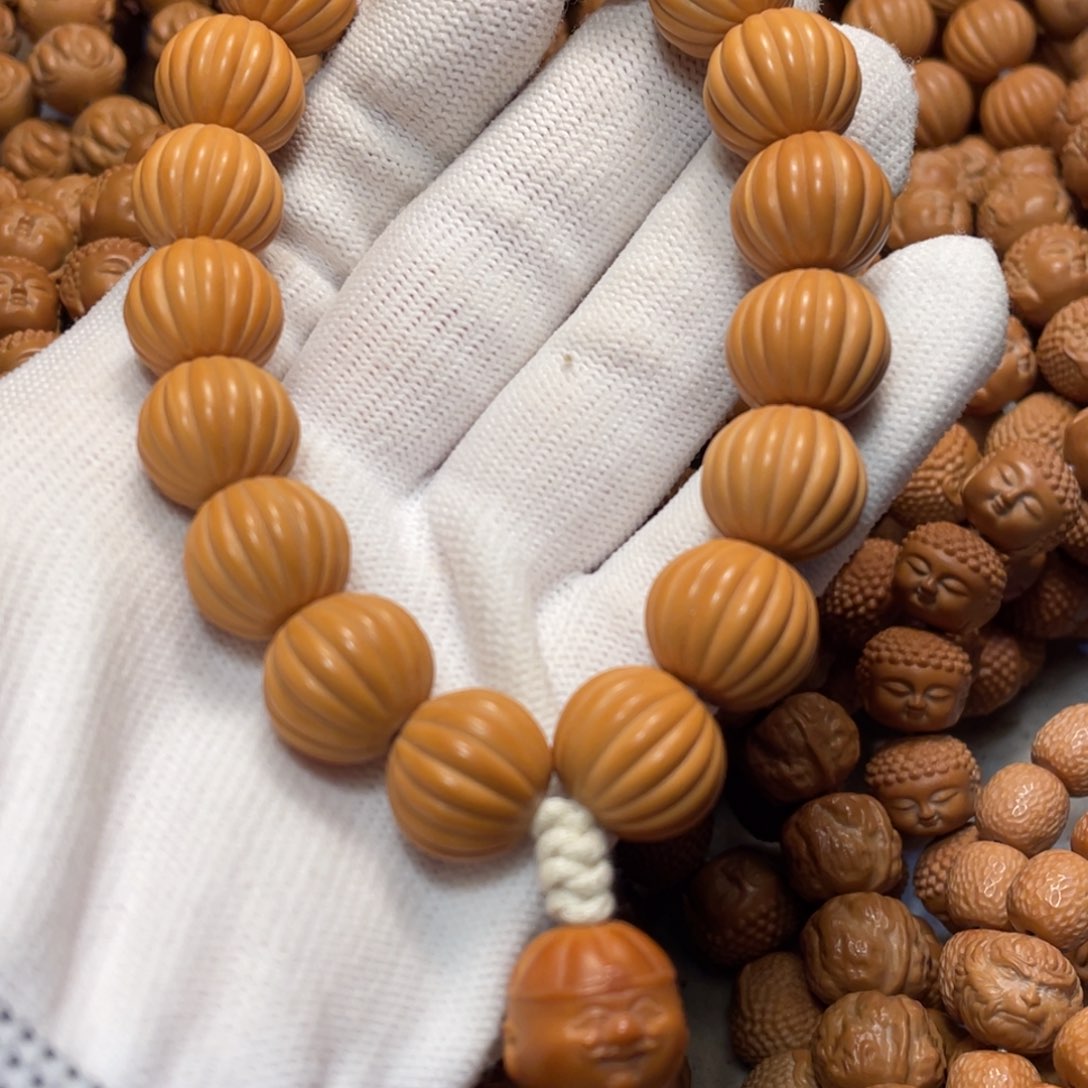 猴头核桃手串安*.瓜珠