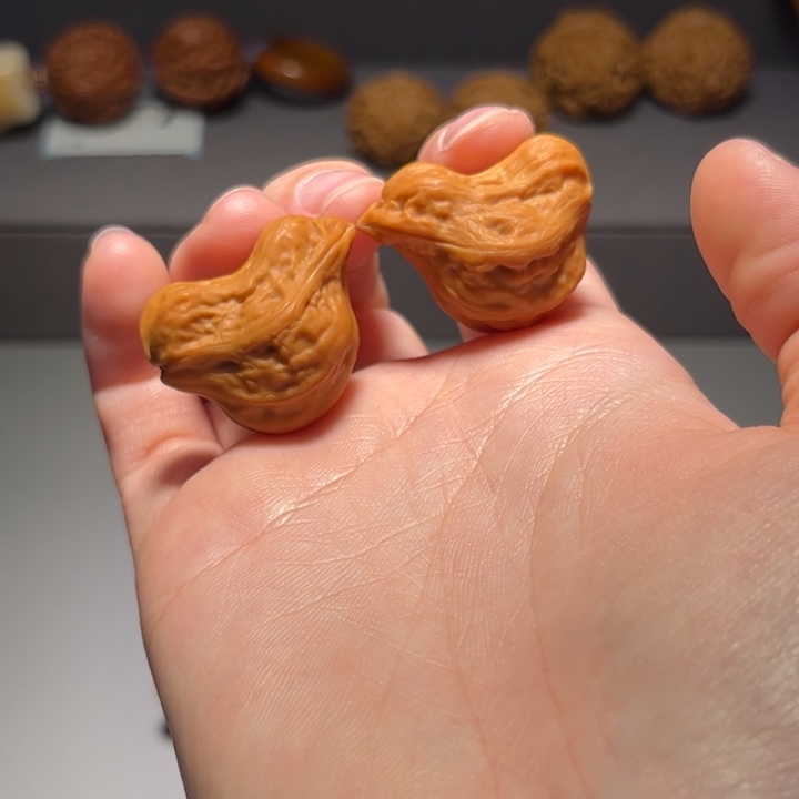 把件文玩核桃小鸟091