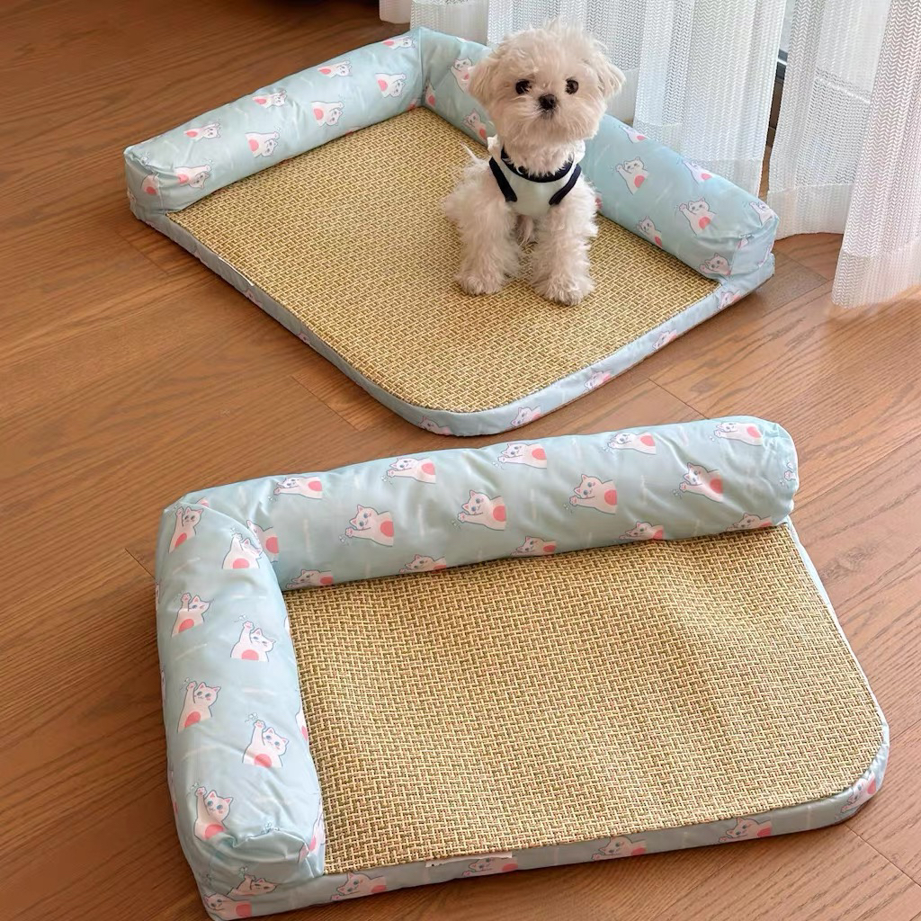 宠物用品夏天凉席狗狗降温睡窝猫咪可拆洗睡垫四季通用