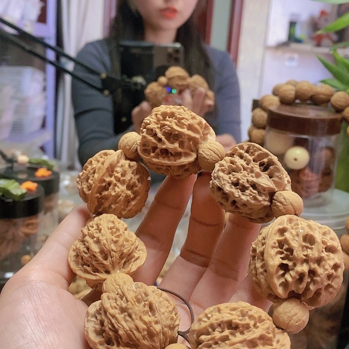 【闪购商品】文玩核桃把件34苹果手持