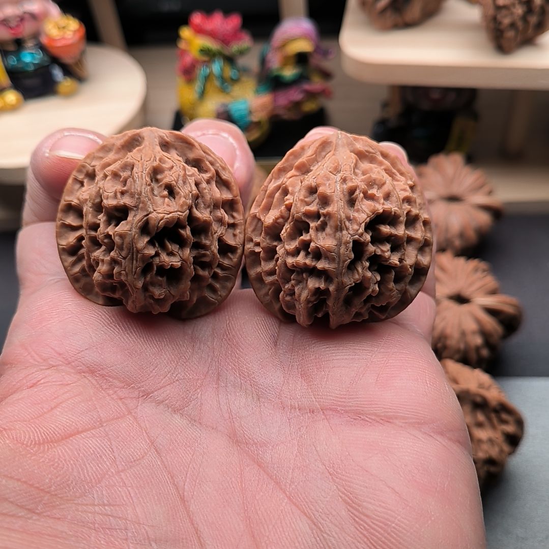 吊坠文玩核桃原装苹果园37尺