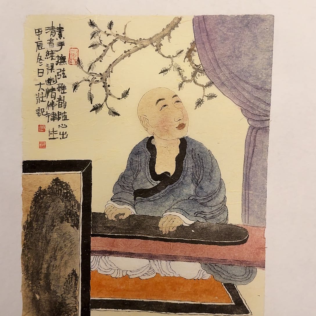 国画高大壮老师作品画作